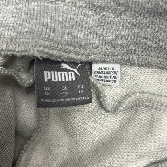 Puma Plus Size Fleece Shorts - Picture 7 of 7